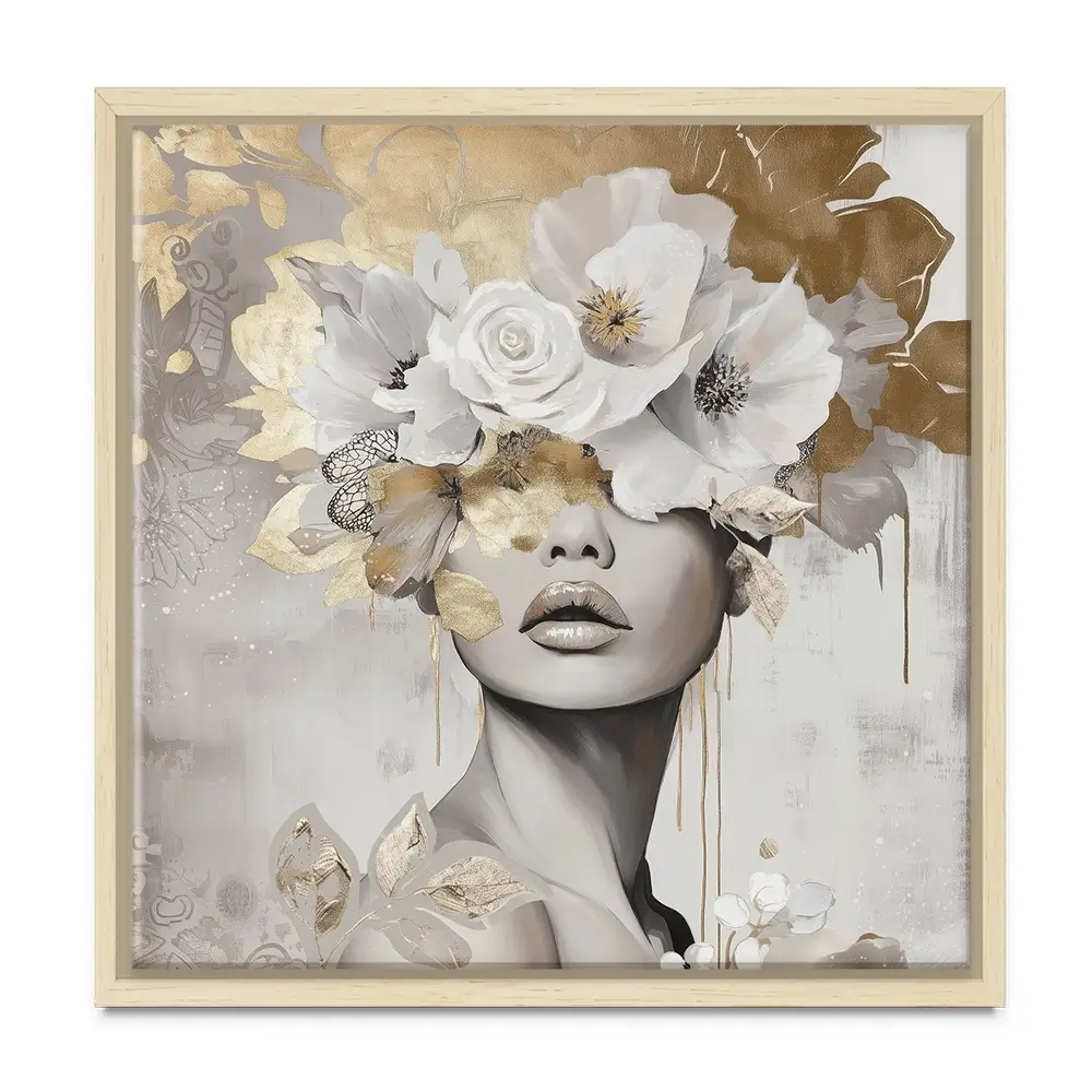 Bella Square Canvas Print Bella Square Canvas Print wall art product Bella Eve