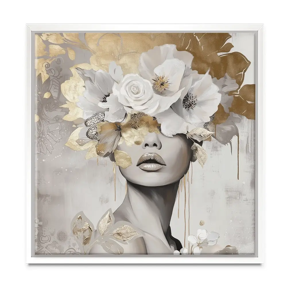 Bella Square Canvas Print Bella Square Canvas Print wall art product Bella Eve