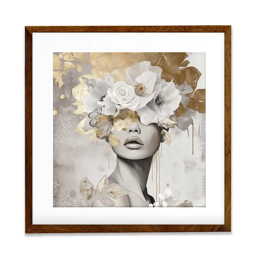 Bella Square Framed Art Print Bella Square Framed Art Print wall art product Bella Eve