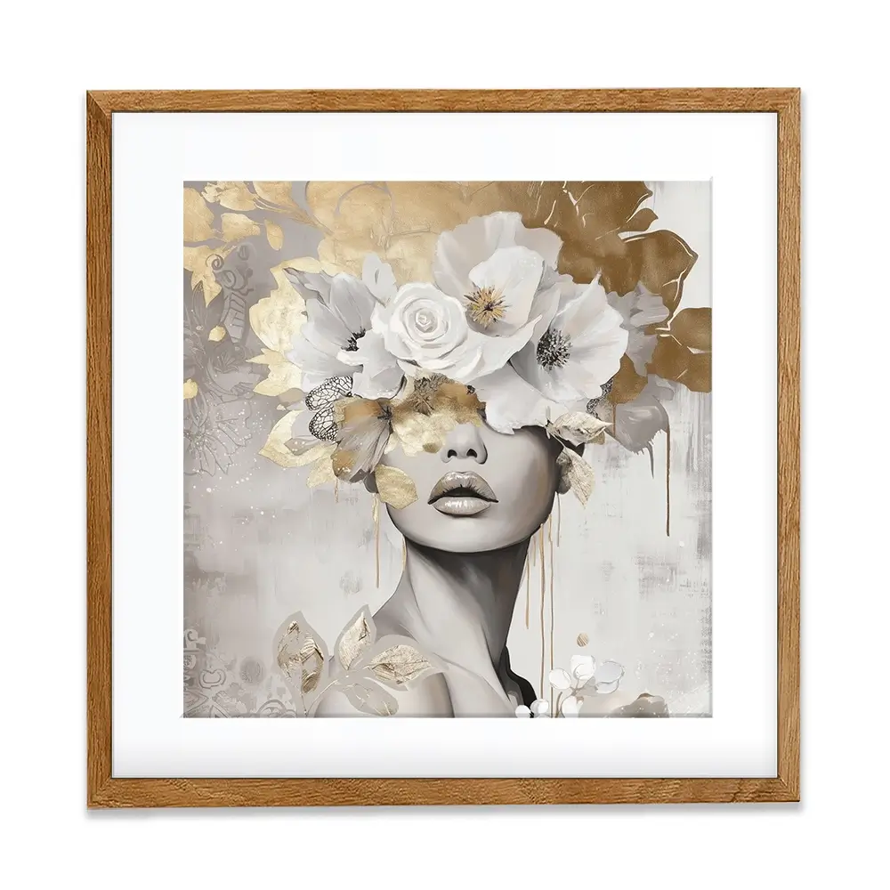 Bella Square Framed Art Print Bella Square Framed Art Print wall art product Bella Eve