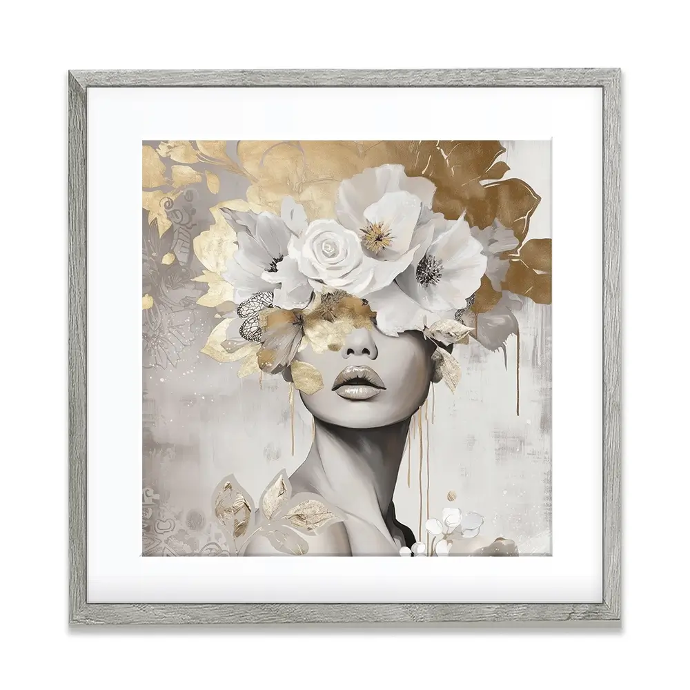Bella Square Framed Art Print Bella Square Framed Art Print wall art product Bella Eve