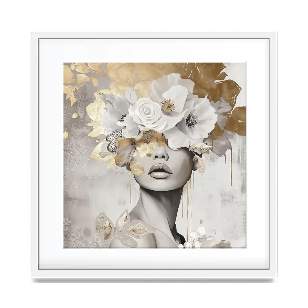 Bella Square Framed Art Print Bella Square Framed Art Print wall art product Bella Eve