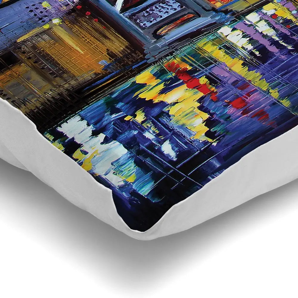 Benjamin Franklin Bridge Cushion Benjamin Franklin Bridge Cushion wall art product Ekaterina Ermilkina