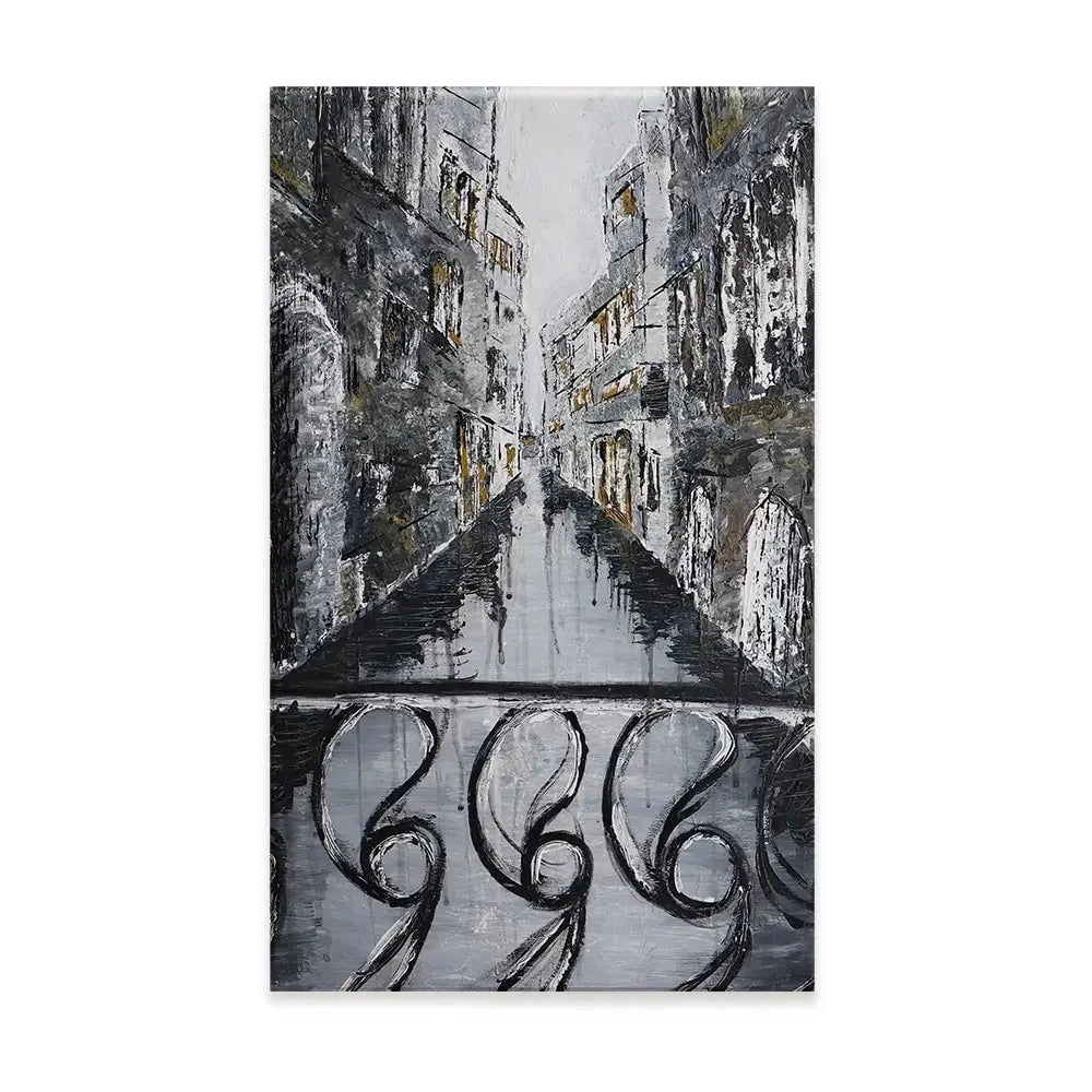 Beyond The Railing Canvas Print Beyond The Railing Canvas Print wall art product Elizabeth White