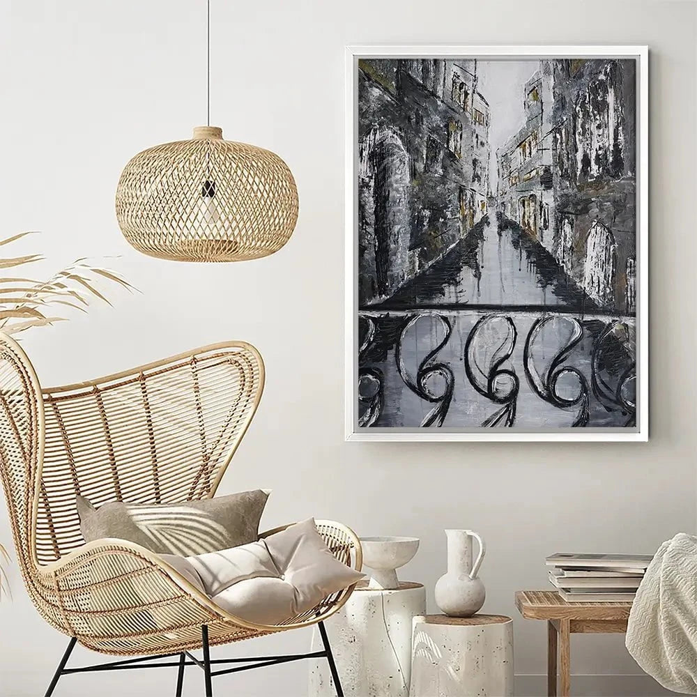 Beyond The Railing Canvas Print Beyond The Railing Canvas Print wall art product Elizabeth White