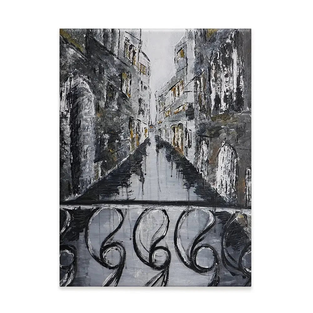 Beyond The Railing Canvas Print Beyond The Railing Canvas Print wall art product Elizabeth White