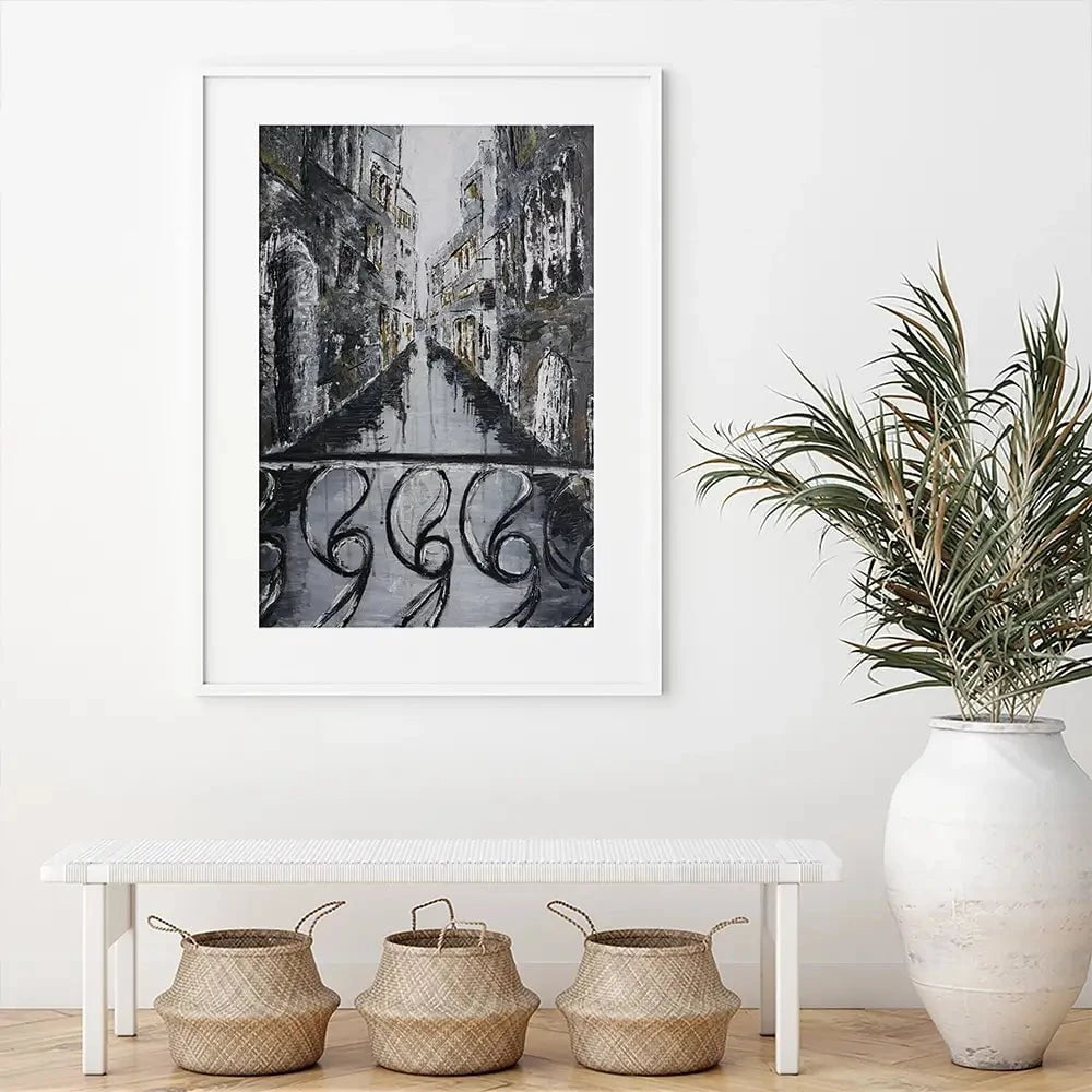 Beyond The Railing Framed Art Print Beyond The Railing Framed Art Print wall art product Elizabeth White