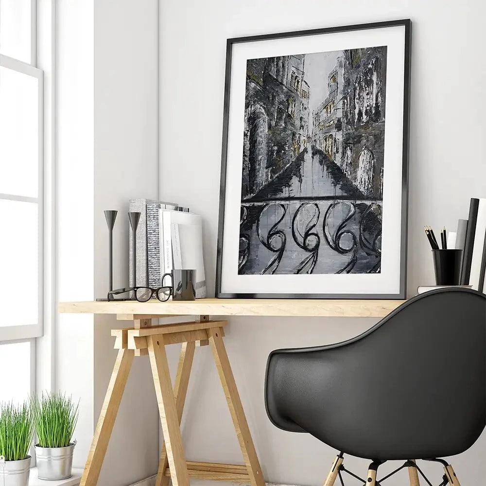 Beyond The Railing Framed Art Print Beyond The Railing Framed Art Print wall art product Elizabeth White