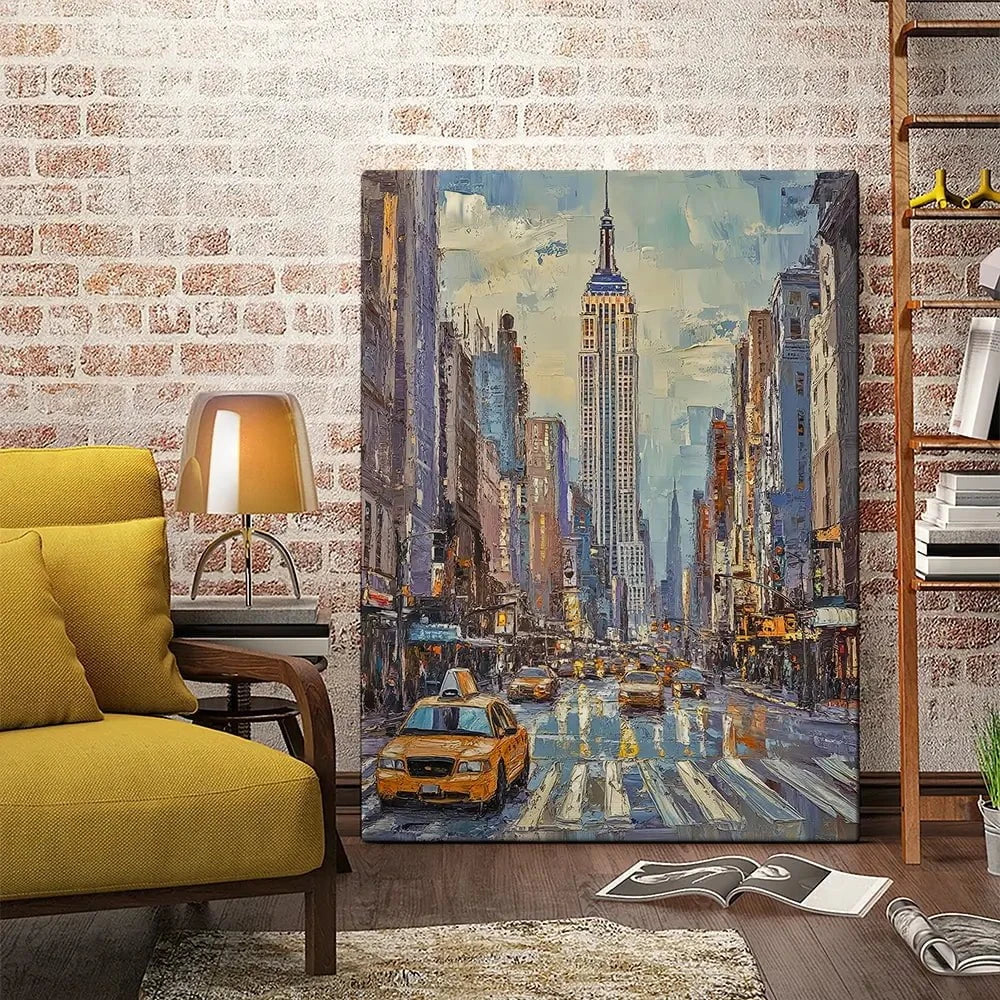 Big Apple Crossing Canvas Print Big Apple Crossing Canvas Print wall art product David Alexander Elder