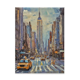 Big Apple Crossing Canvas Print Big Apple Crossing Canvas Print wall art product David Alexander Elder