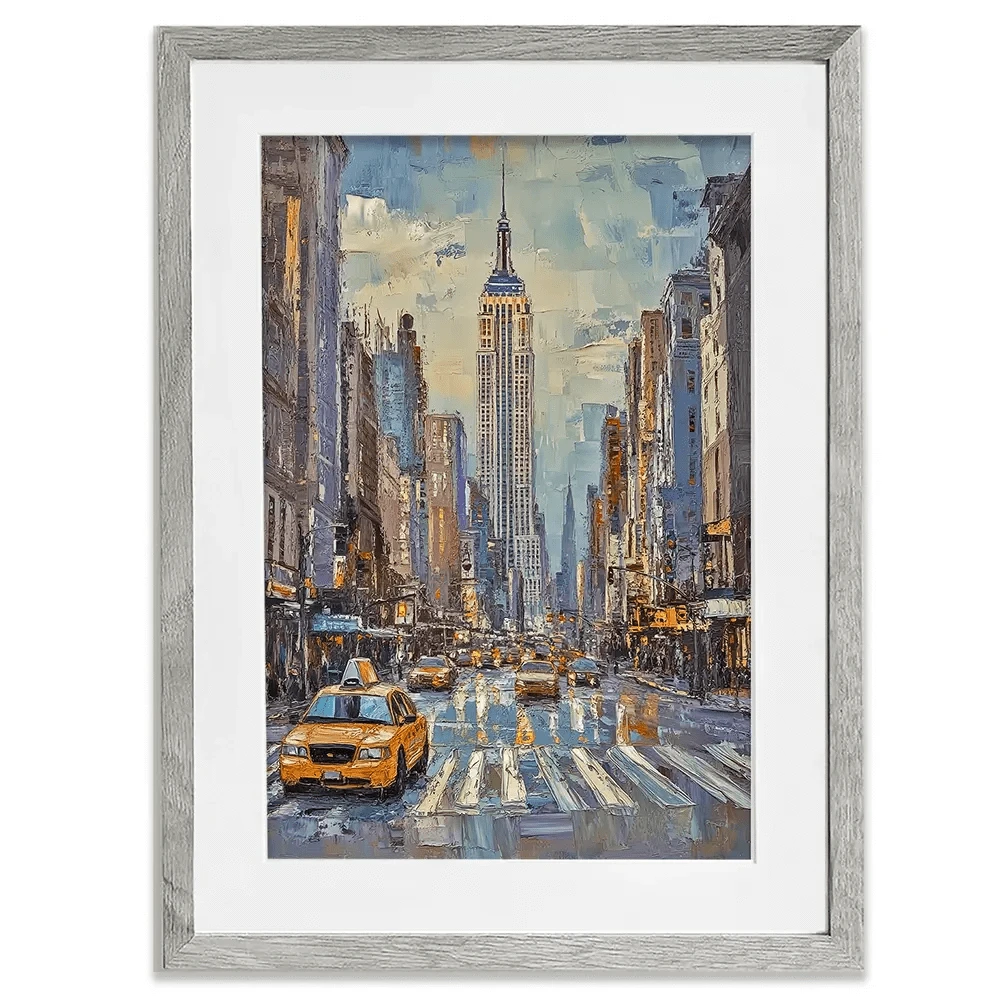Big Apple Crossing Framed Art Print Big Apple Crossing Framed Art Print wall art product David Alexander Elder