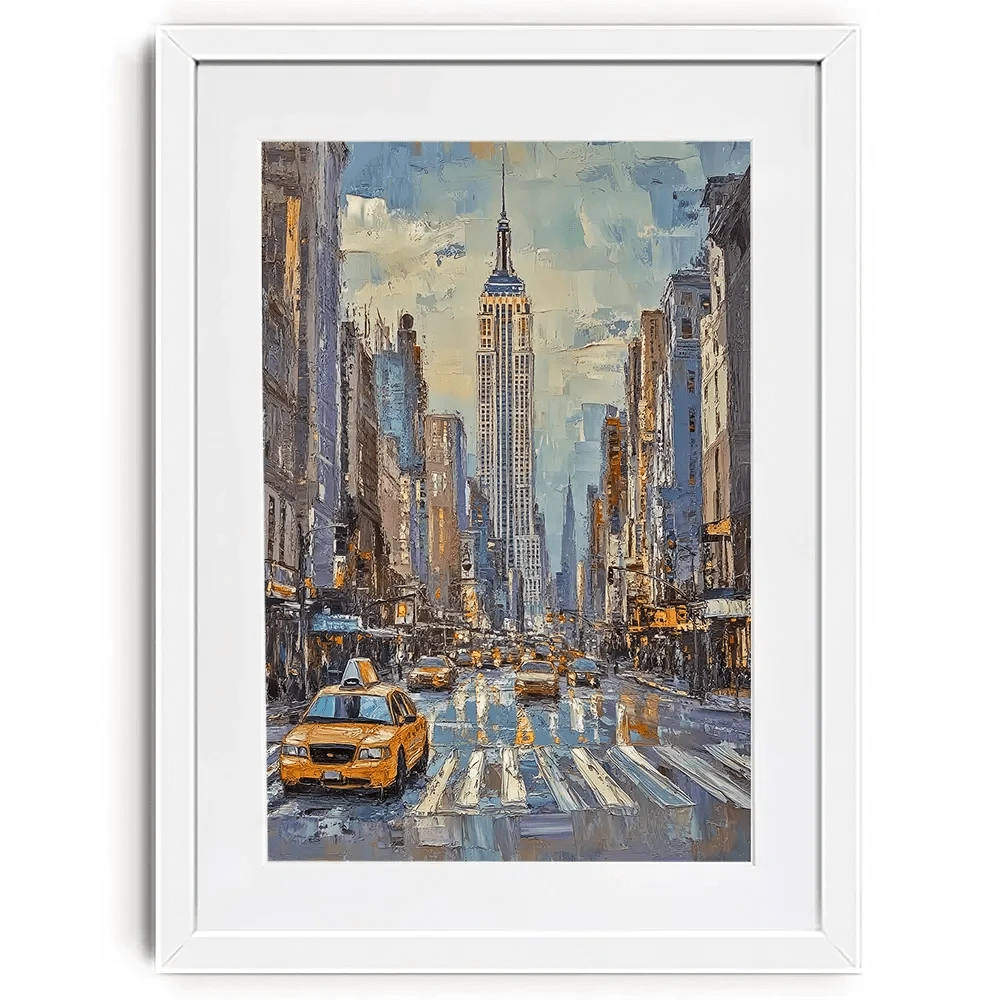 Big Apple Crossing Framed Art Print Big Apple Crossing Framed Art Print wall art product David Alexander Elder