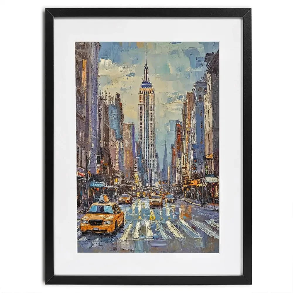 Big Apple Crossing Framed Art Print Big Apple Crossing Framed Art Print wall art product David Alexander Elder