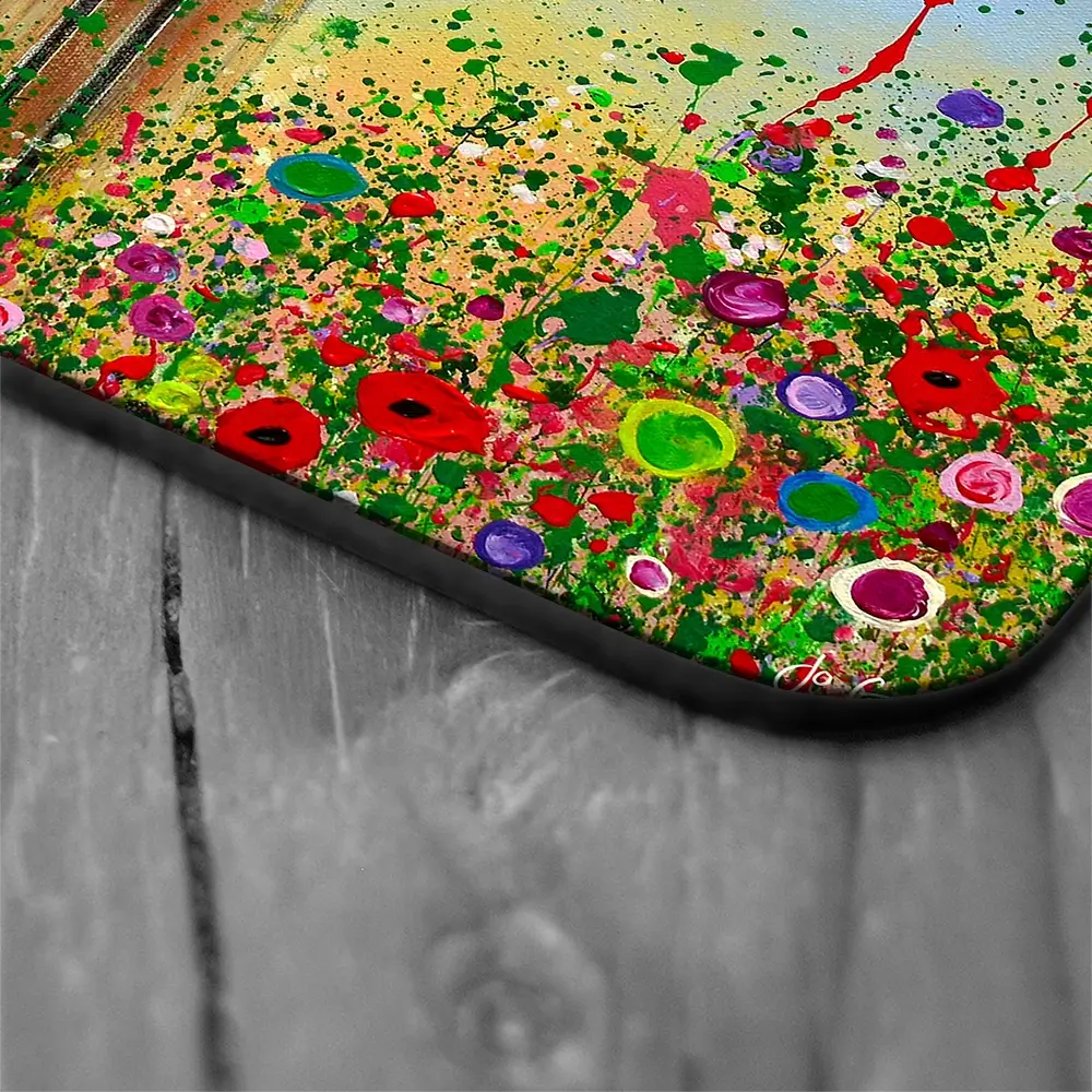 Big Ben Coaster Set Rainbow Soul Tree Coaster Set | Rainbow Soul Tree Art Coasters wall art product Jo Gough
