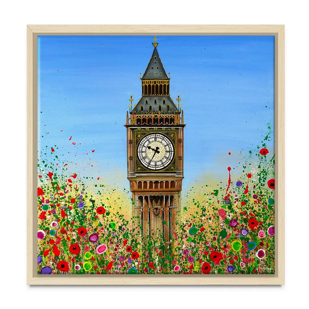 Big Ben Square Canvas Print Big Ben Square Canvas Print wall art product Jo Gough