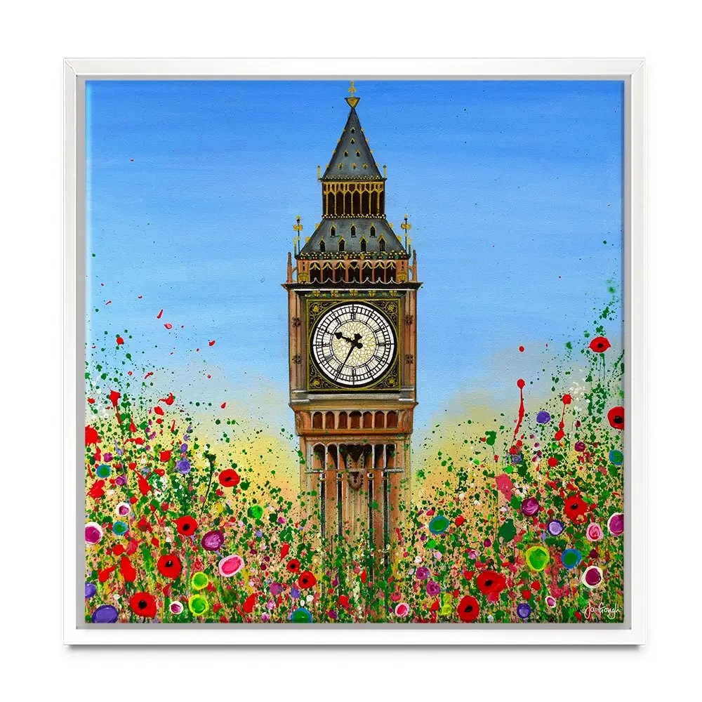 Big Ben Square Canvas Print Big Ben Square Canvas Print wall art product Jo Gough