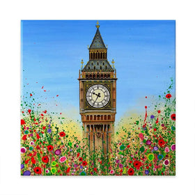 Big Ben Square Canvas Print Big Ben Square Canvas Print wall art product Jo Gough