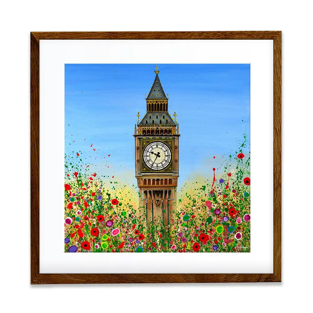 Big Ben Square Framed Art Print Big Ben Square Framed Art Print wall art product Jo Gough