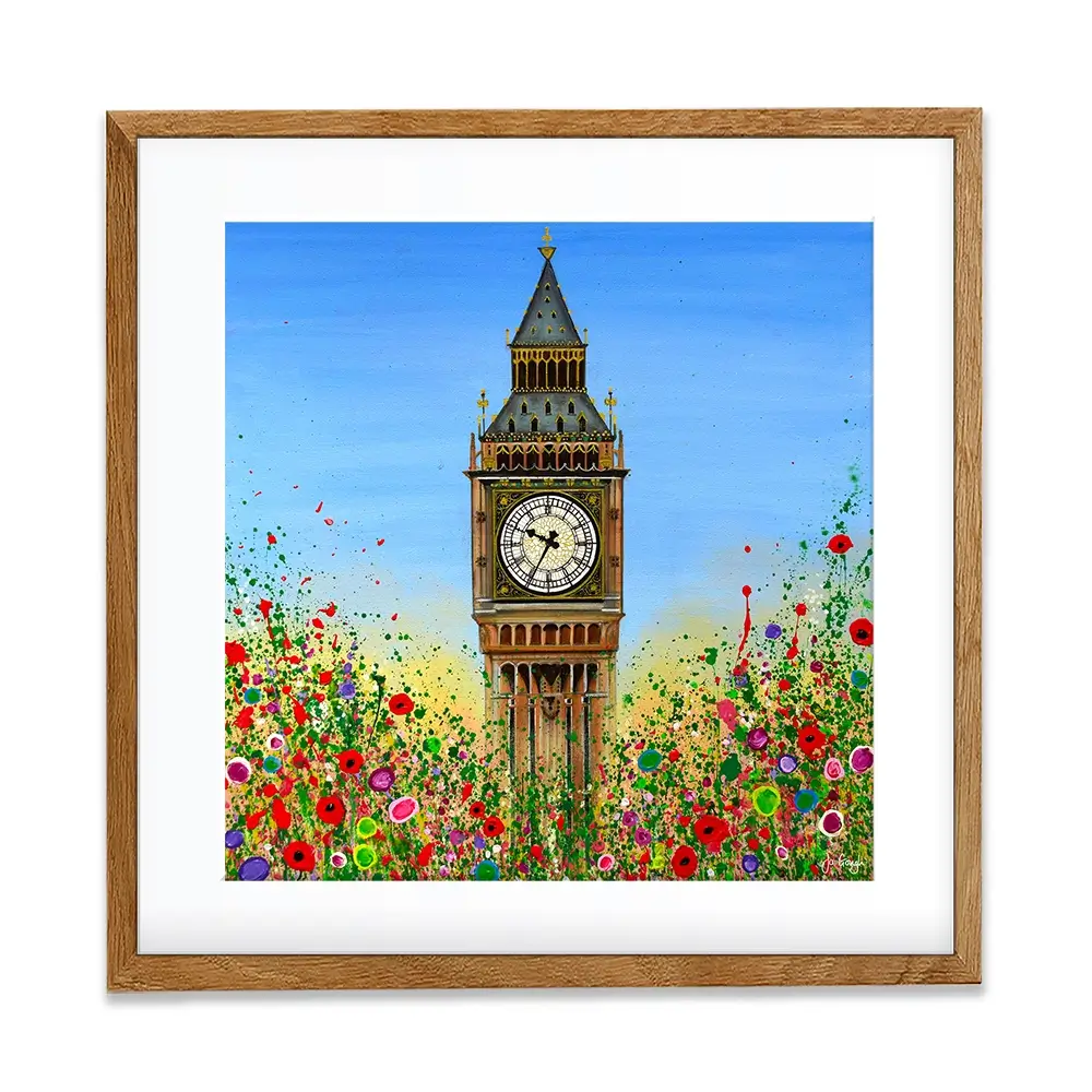 Big Ben Square Framed Art Print Big Ben Square Framed Art Print wall art product Jo Gough