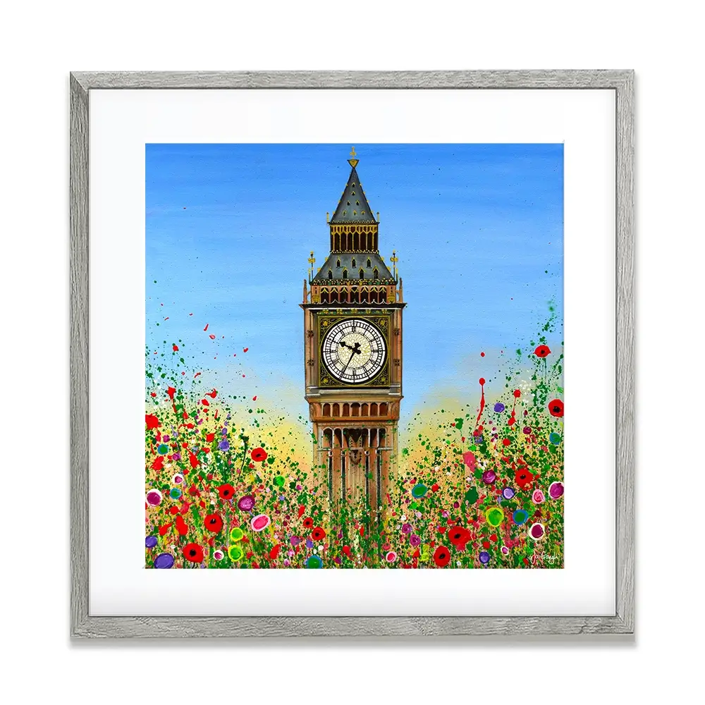 Big Ben Square Framed Art Print Big Ben Square Framed Art Print wall art product Jo Gough