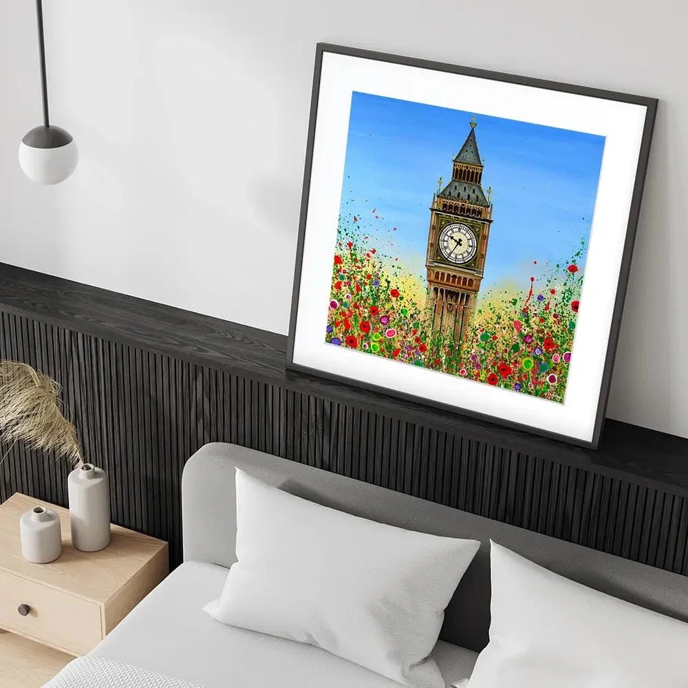 Big Ben Square Framed Art Print Big Ben Square Framed Art Print wall art product Jo Gough
