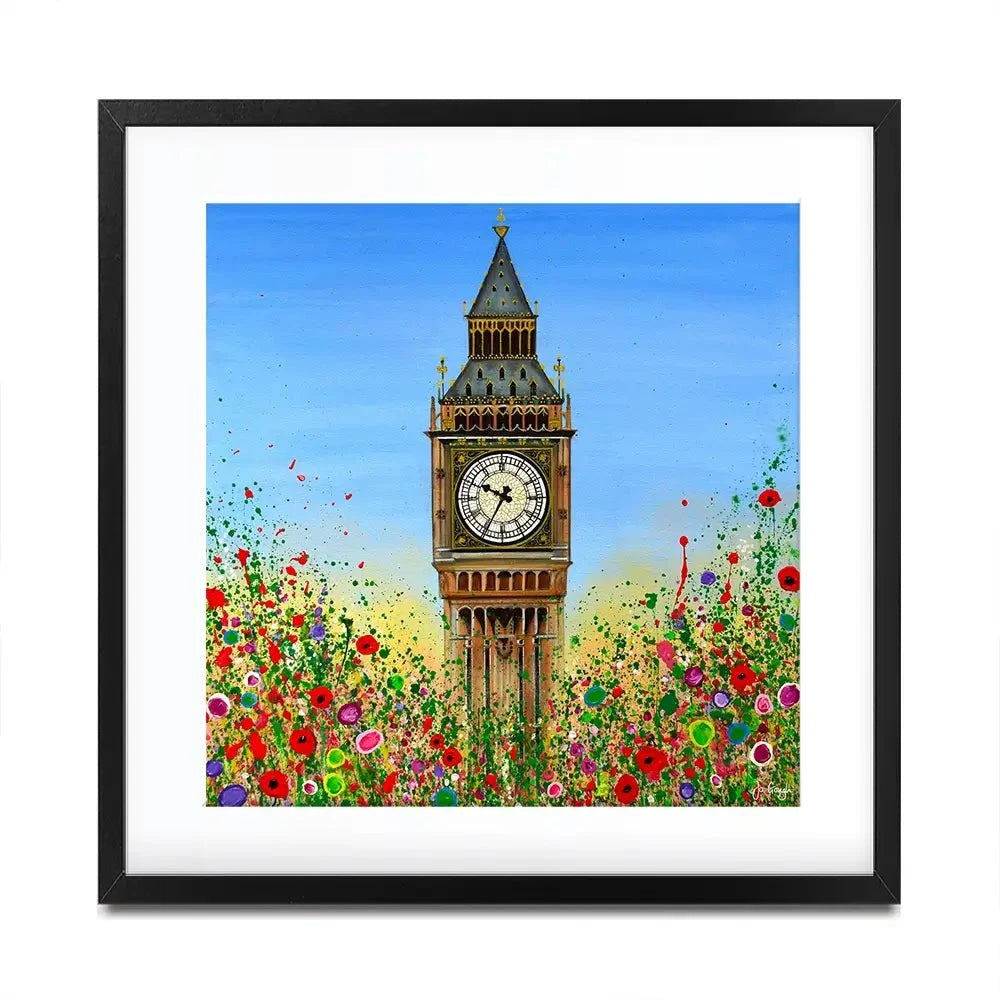Big Ben Square Framed Art Print Big Ben Square Framed Art Print wall art product Jo Gough