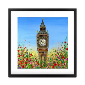 Big Ben Square Framed Art Print Big Ben Square Framed Art Print wall art product Jo Gough