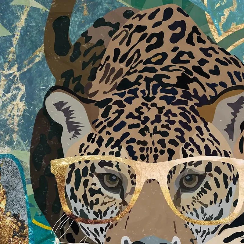 Big Cat Creeping Canvas Print Big Cat Creeping Canvas Print wall art product Sarah Manovski