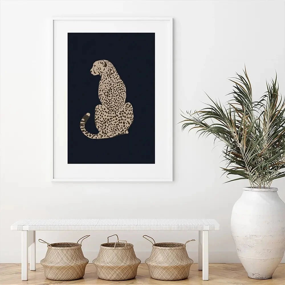 Big Jungle Cats 2 Framed Art Print Big Jungle Cats 2 Framed Art Print wall art product Victoria Barnes