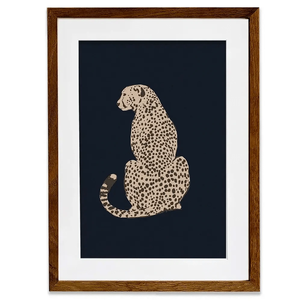 Big Jungle Cats 2 Framed Art Print Big Jungle Cats 2 Framed Art Print wall art product Victoria Barnes