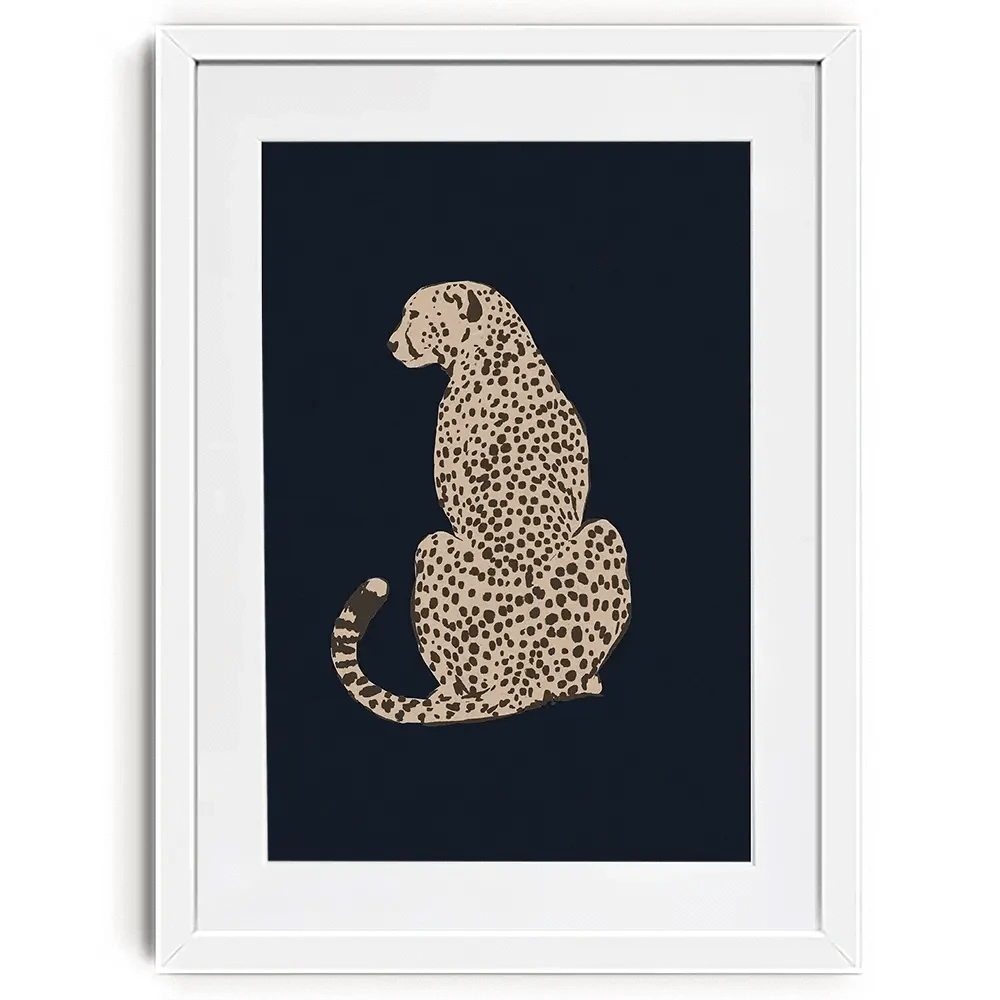 Big Jungle Cats 2 Framed Art Print Big Jungle Cats 2 Framed Art Print wall art product Victoria Barnes