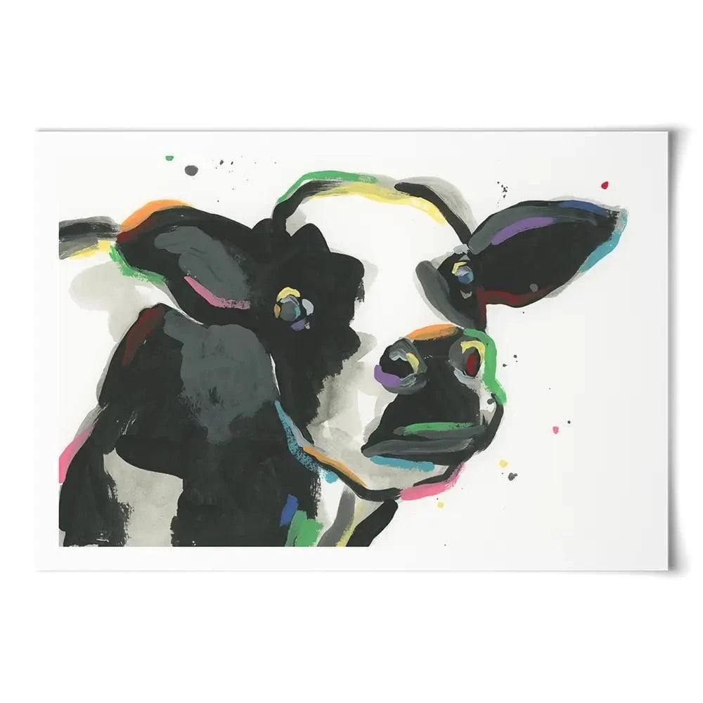 Big Moo-d Art Print Big Moo-d Art Print wall art product June Erica Vess
