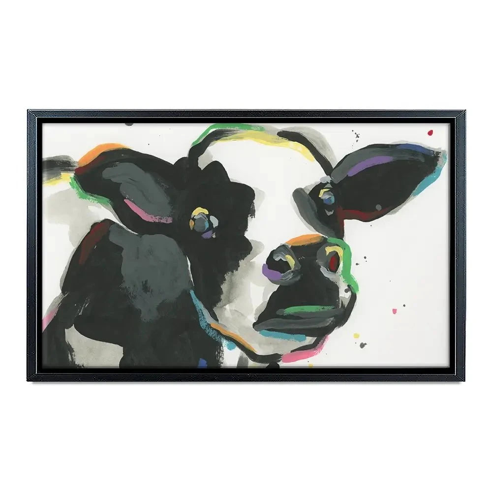 Big Moo-d Canvas Print Big Moo-d Canvas Print wall art product June Erica Vess