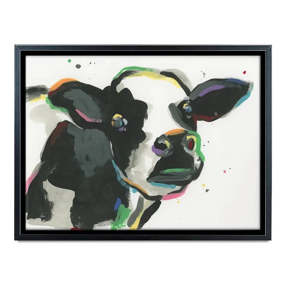 Big Moo-d Canvas Print Big Moo-d Canvas Print wall art product June Erica Vess