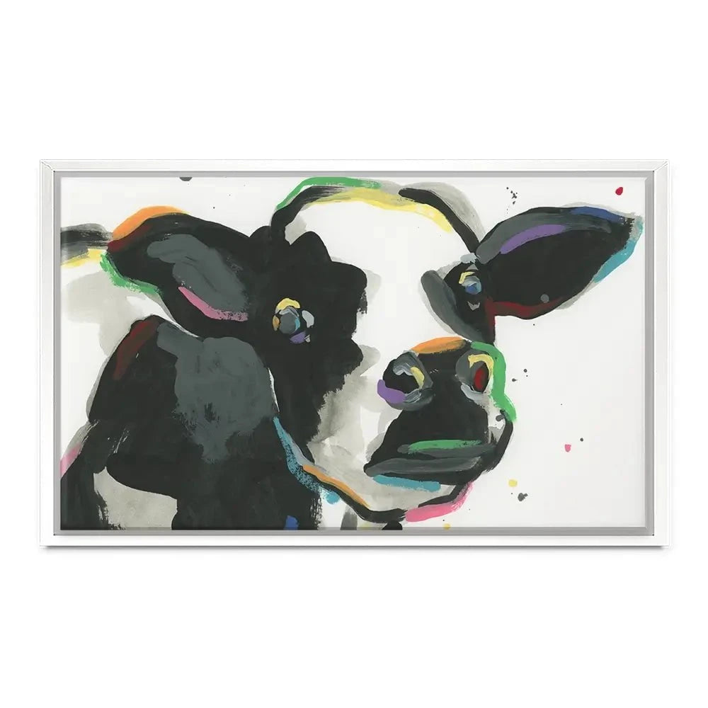 Big Moo-d Canvas Print Big Moo-d Canvas Print wall art product June Erica Vess