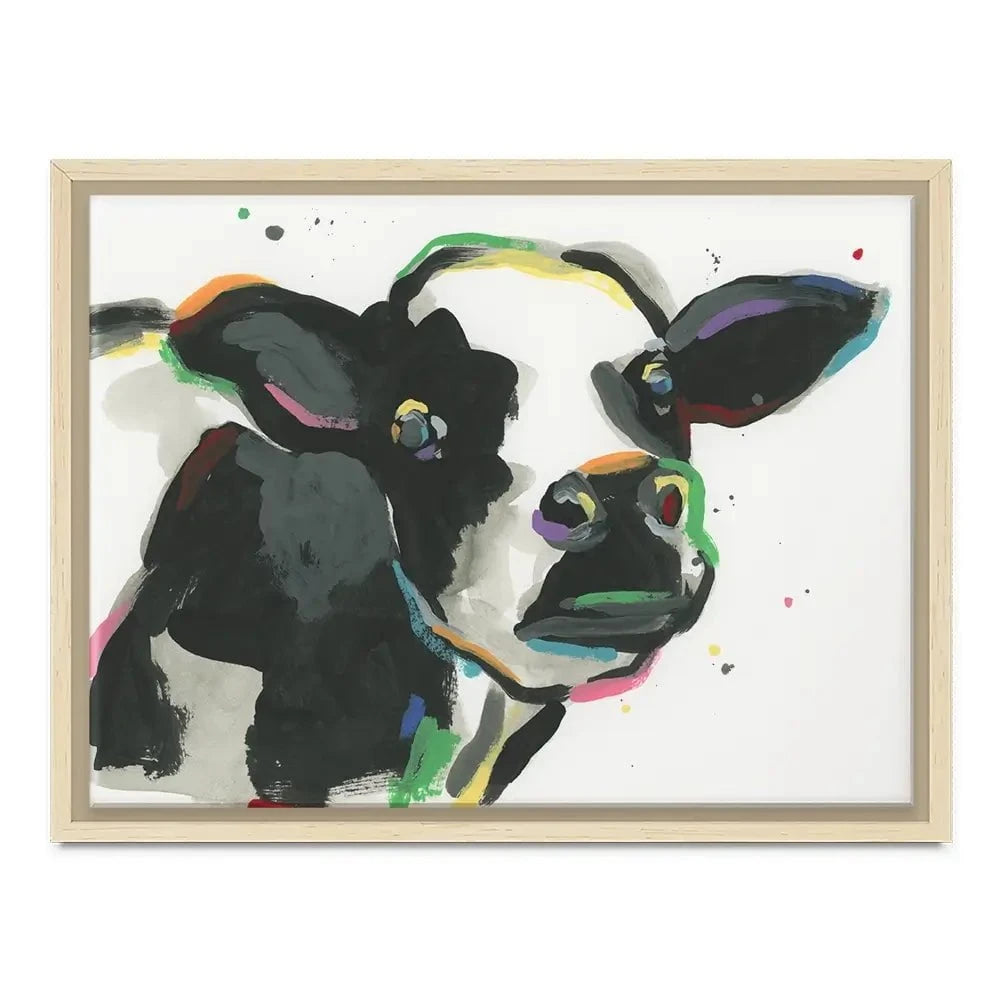 Big Moo-d Canvas Print Big Moo-d Canvas Print wall art product June Erica Vess