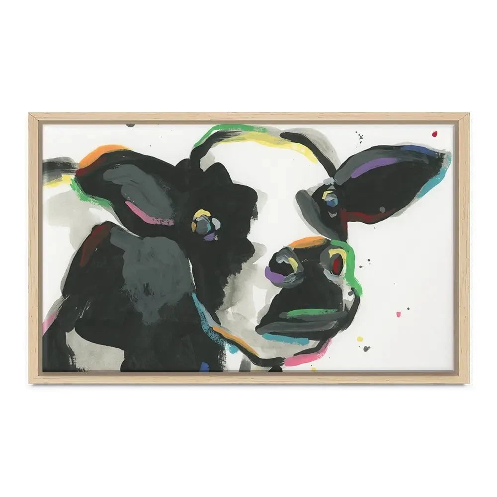 Big Moo-d Canvas Print Big Moo-d Canvas Print wall art product June Erica Vess