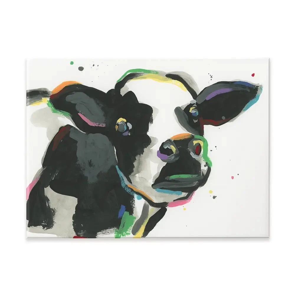 Big Moo-d Canvas Print Big Moo-d Canvas Print wall art product June Erica Vess