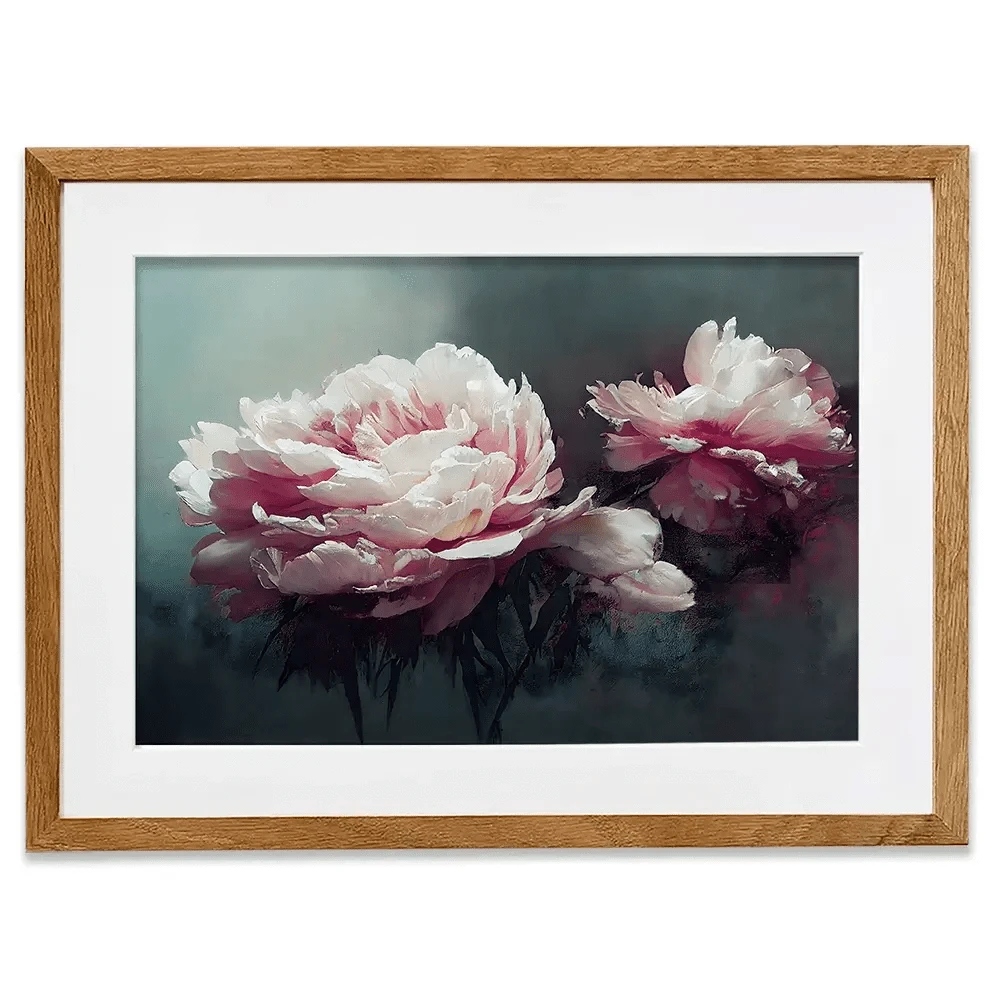Big Peonies Framed Art Print Big Peonies Framed Art Print wall art product Treechild