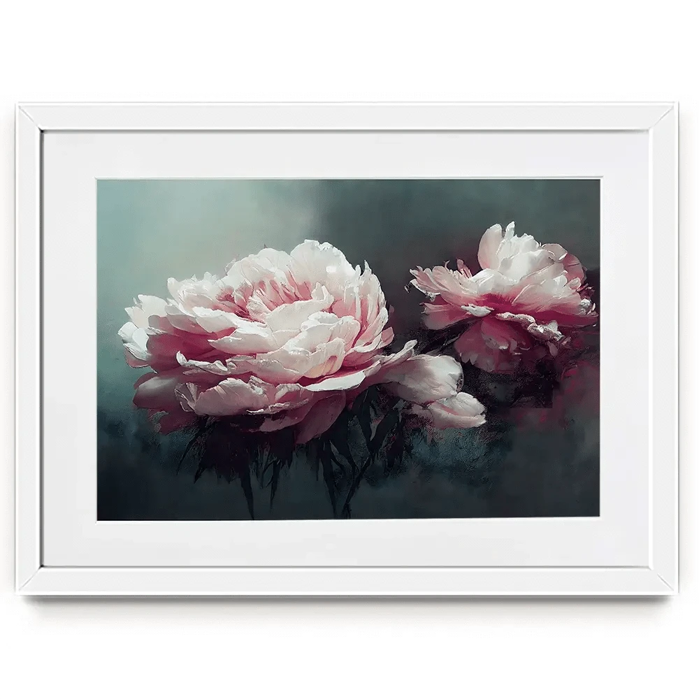 Big Peonies Framed Art Print Big Peonies Framed Art Print wall art product Treechild