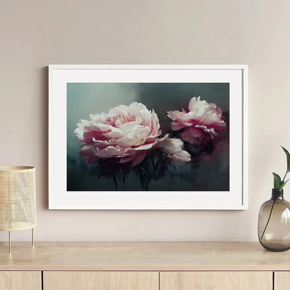 Big Peonies Framed Art Print Big Peonies Framed Art Print wall art product Treechild