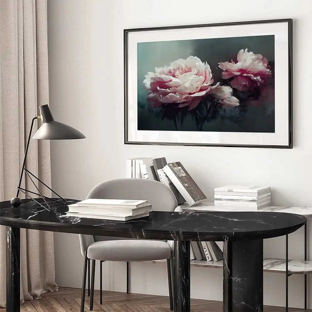 Big Peonies Framed Art Print Big Peonies Framed Art Print wall art product Treechild