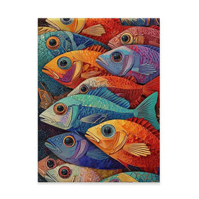 Bigeye Shoal Canvas Print Bigeye Shoal Canvas Print wall art product David Alexander Elder