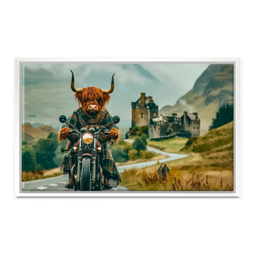 Biker Coo Oversized Canvas Print Biker Coo Oversized Canvas Print wall art product David Alexander Elder