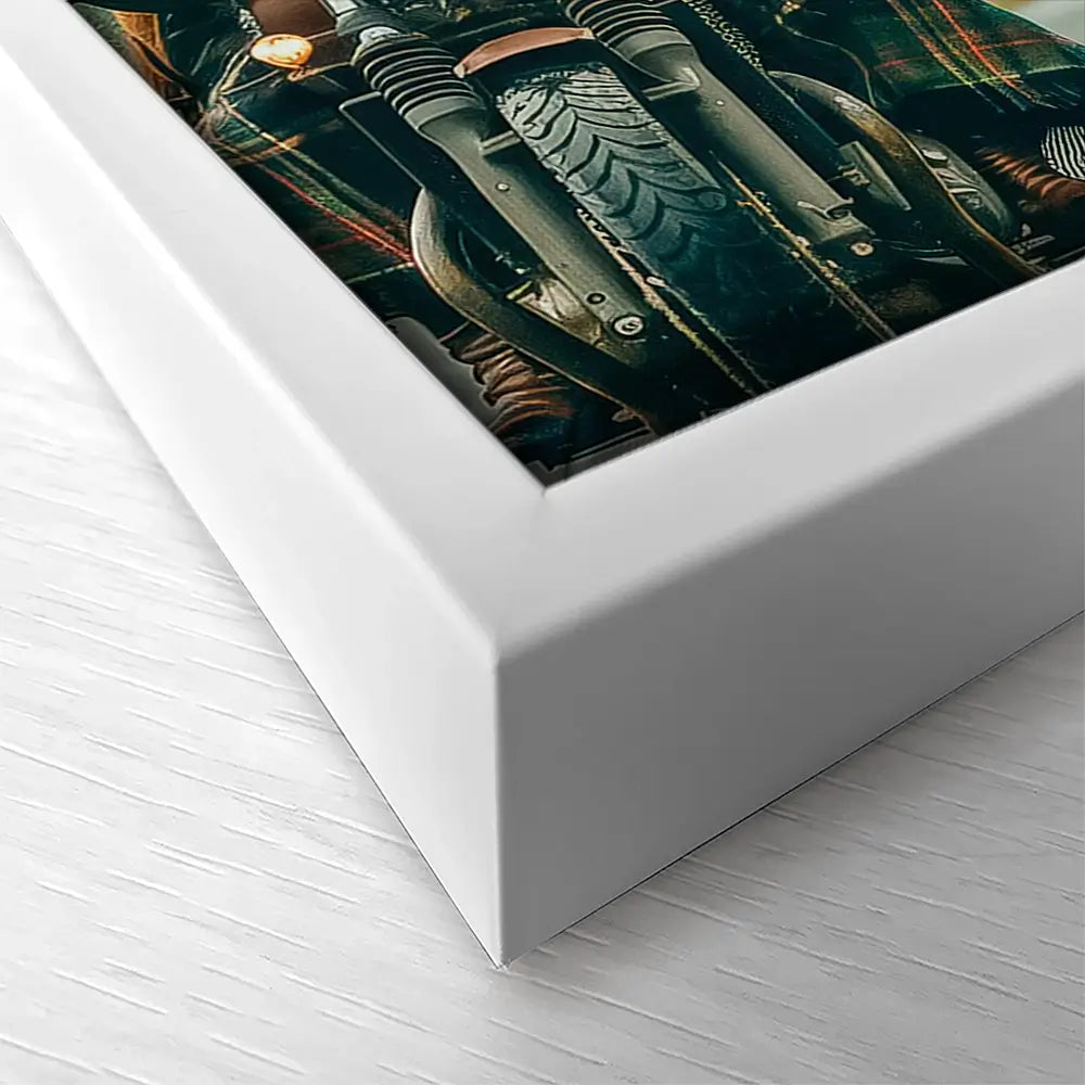 Biker Coo Oversized Canvas Print Biker Coo Oversized Canvas Print wall art product David Alexander Elder
