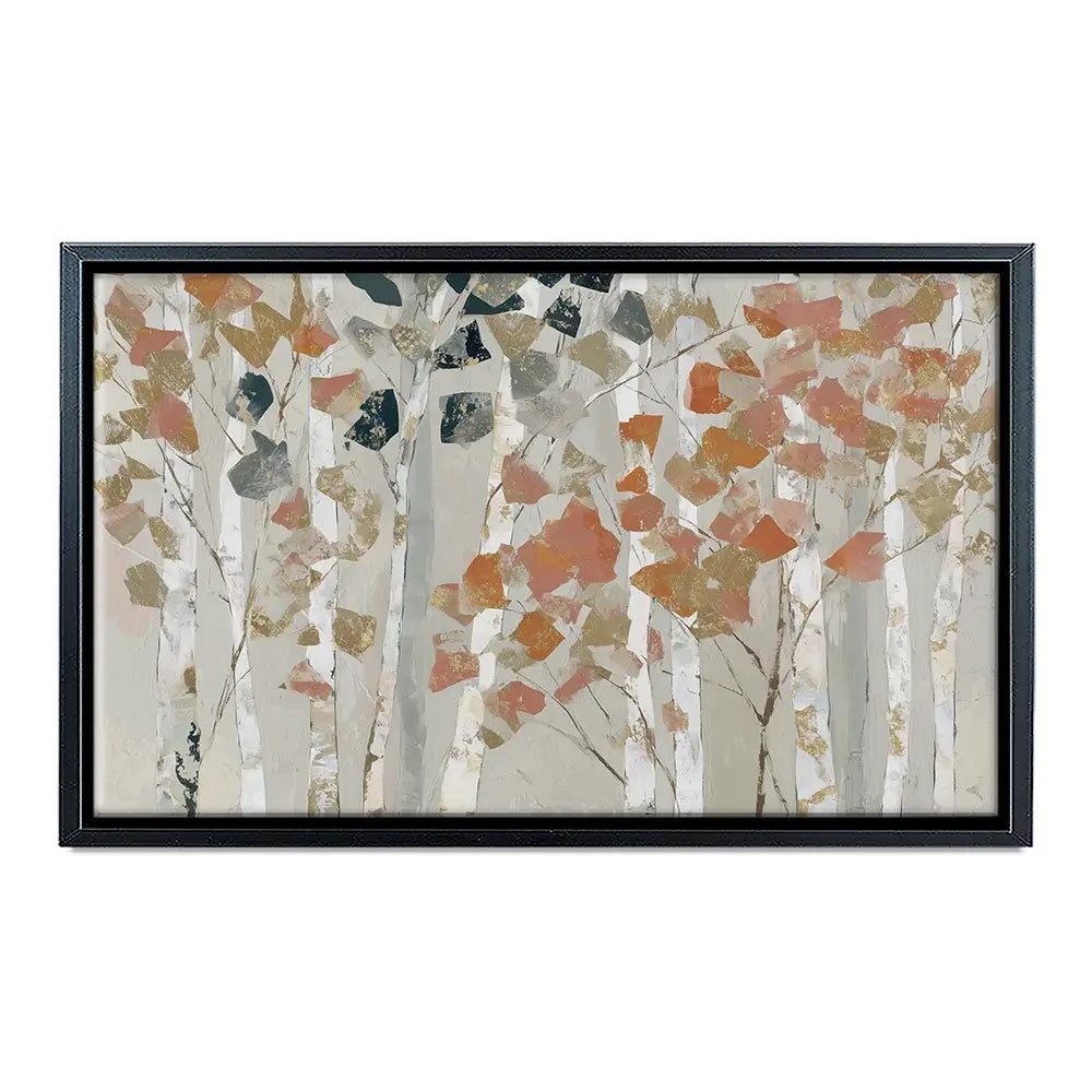 Birch Forest In Autumn Canvas Print Birch Forest In Autumn Canvas Print wall art product Chromatic Storm Studio