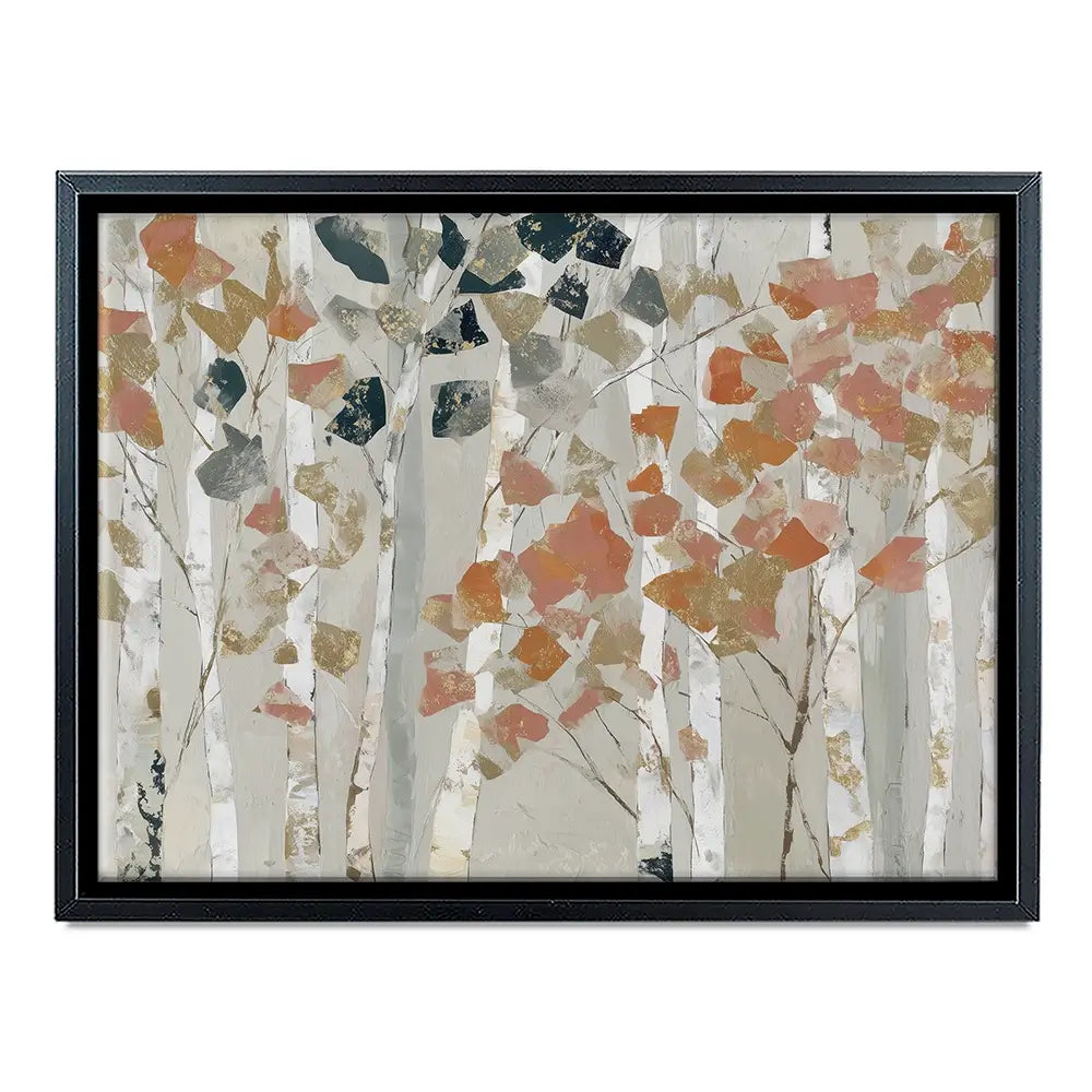 Birch Forest In Autumn Canvas Print Birch Forest In Autumn Canvas Print wall art product Chromatic Storm Studio