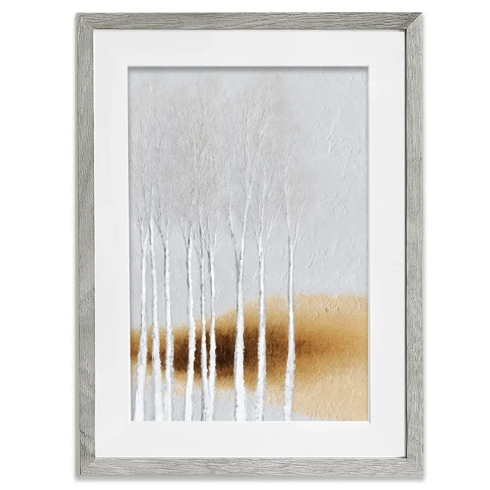 Birch Grove Framed Art Print Birch Grove Framed Art Print wall art product LSR Design Studio - Independent