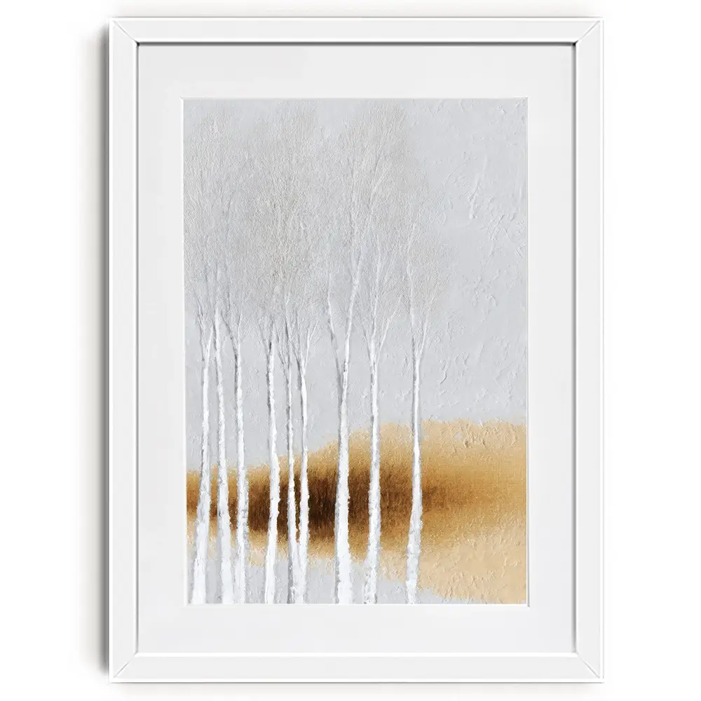 Birch Grove Framed Art Print Birch Grove Framed Art Print wall art product LSR Design Studio - Independent