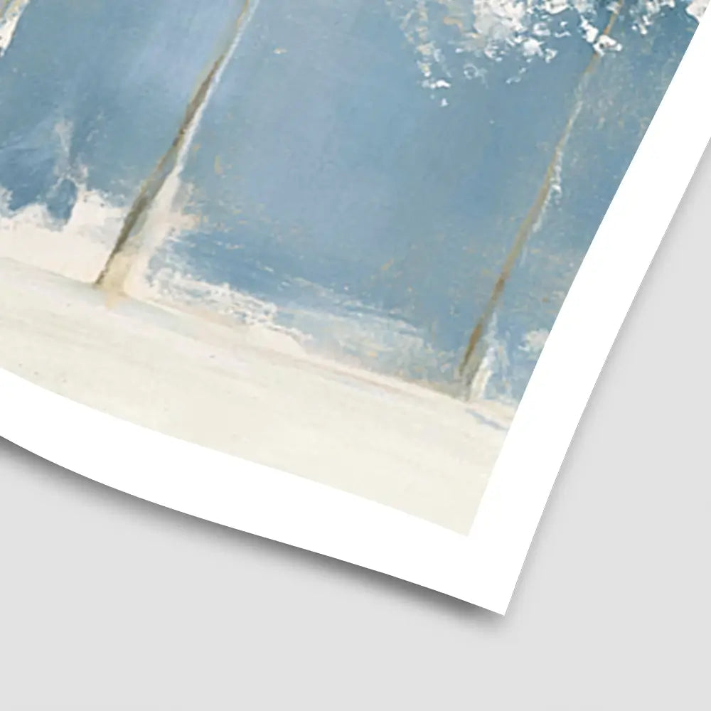 Birch Grove In Frost Art Print Birch Grove In Frost Art Print wall art product Chromatic Storm Studio